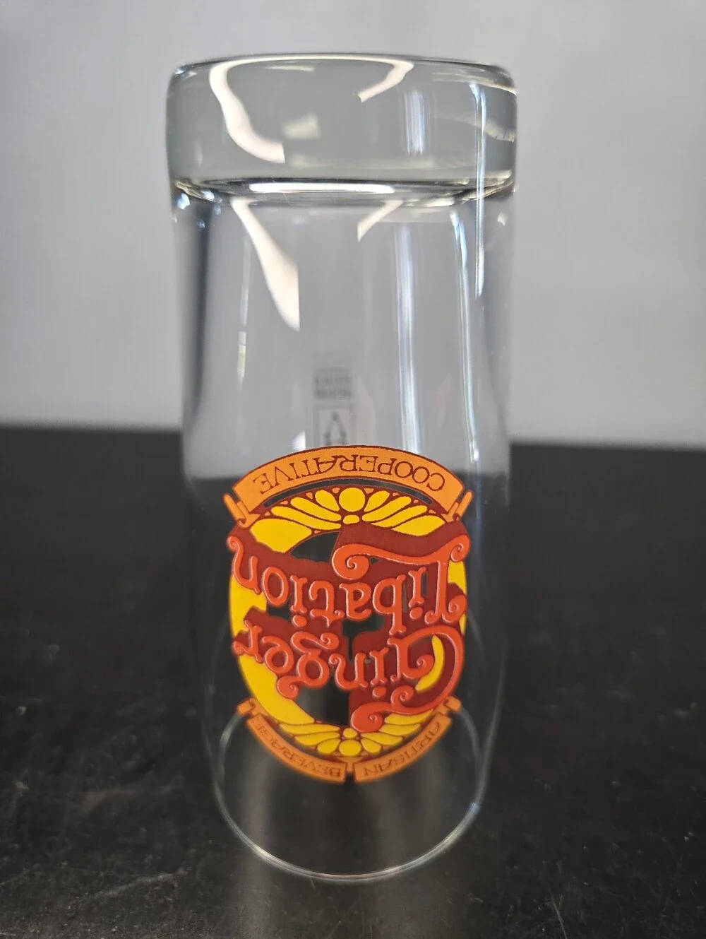 Ginger Libation from Artisan Beverage Cooperative Beer Glass 5.75